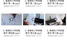 花888买来的乐器教学(包括古筝，电子琴，钢琴)