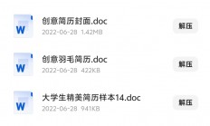 花了199，在淘宝买的1000套简历模板